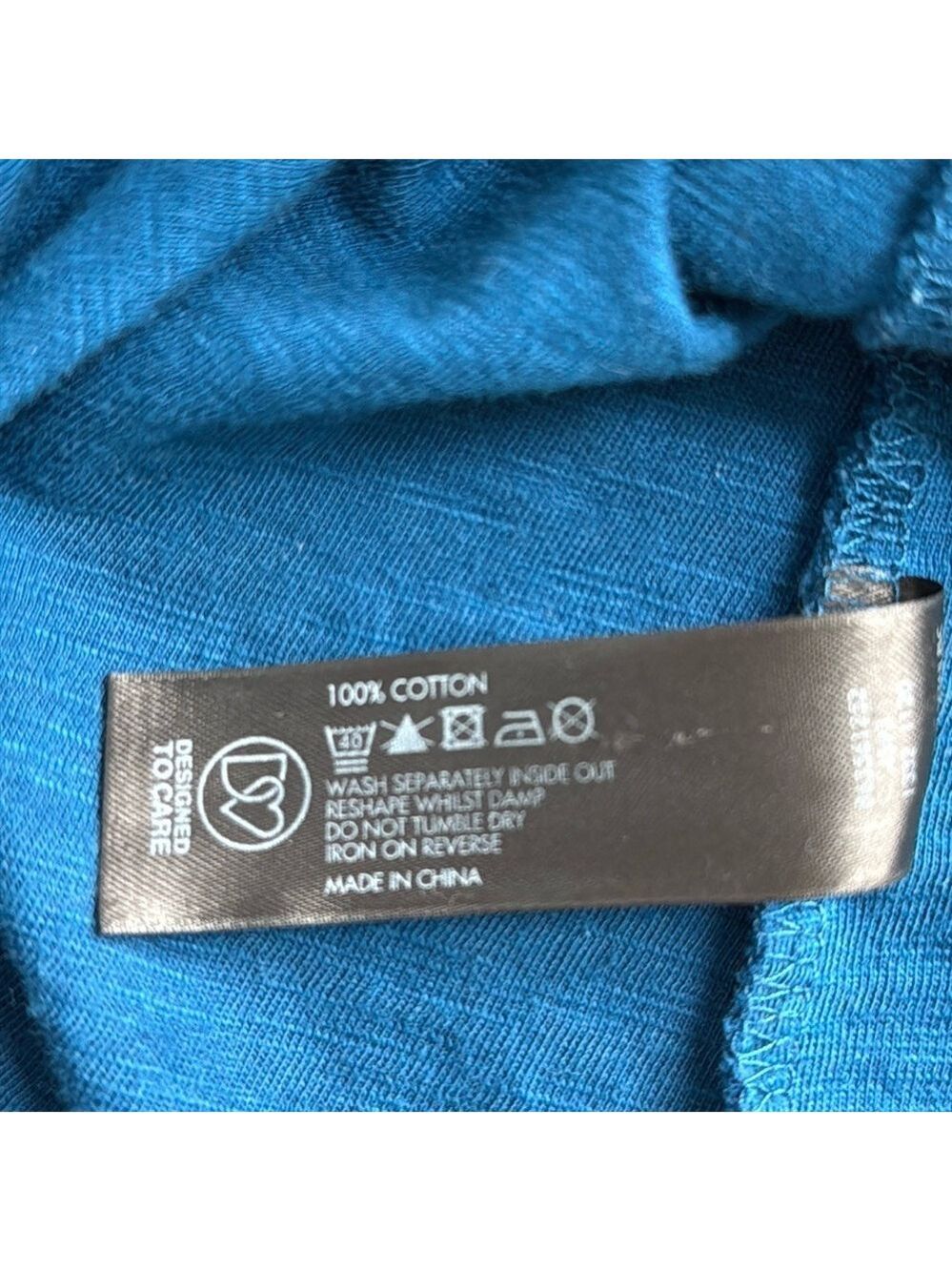 Rocha John Rocha Teal Blouse Size UK 12 - Picture 7 of 15